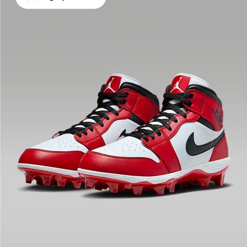 Jordan 1 Retro MCS Football Cleats Men Size 12